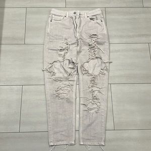 High Waisted Gray American Eagle Jeans
